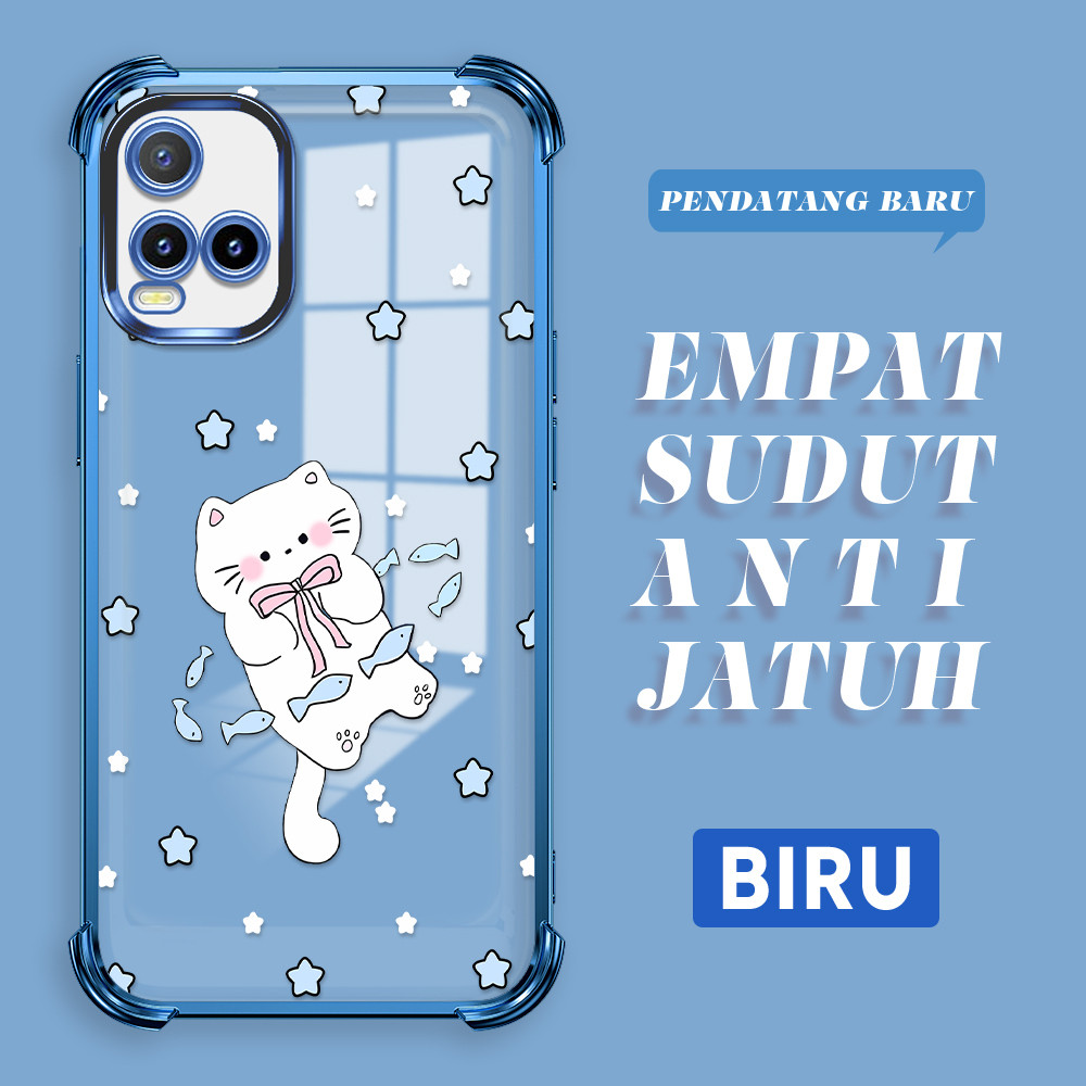 VIVO Y21 Y21S Y33S Y21A Y21T Y33T T1X สําหรับ Hp กรณี Soft Kesing Anti crack Softcase ปลอกใส D09 S3-