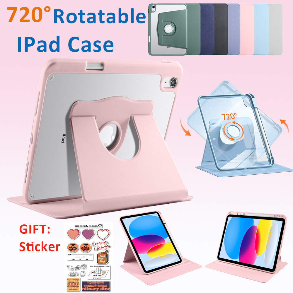 Fara ปลอก Ipad720Rotating Flip Case Ipad Gen 10 10.9/Air 6/5/4 10.2 นิ้ว iPad 5 6 9 7th 8th Gen