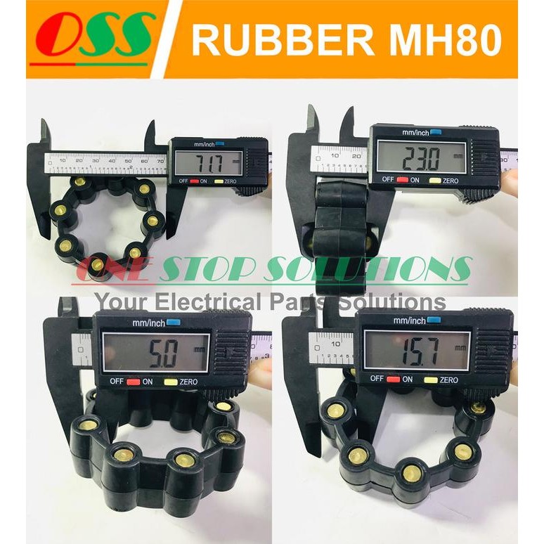MH 80 RUBBER CLUTCH MH80 COUPLING