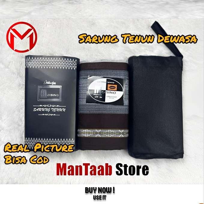 Mantaab Store ผ้าซิ่นทอสําหรับผู้ใหญ่ Premium Travel Sarong Moisino Plus Pouch