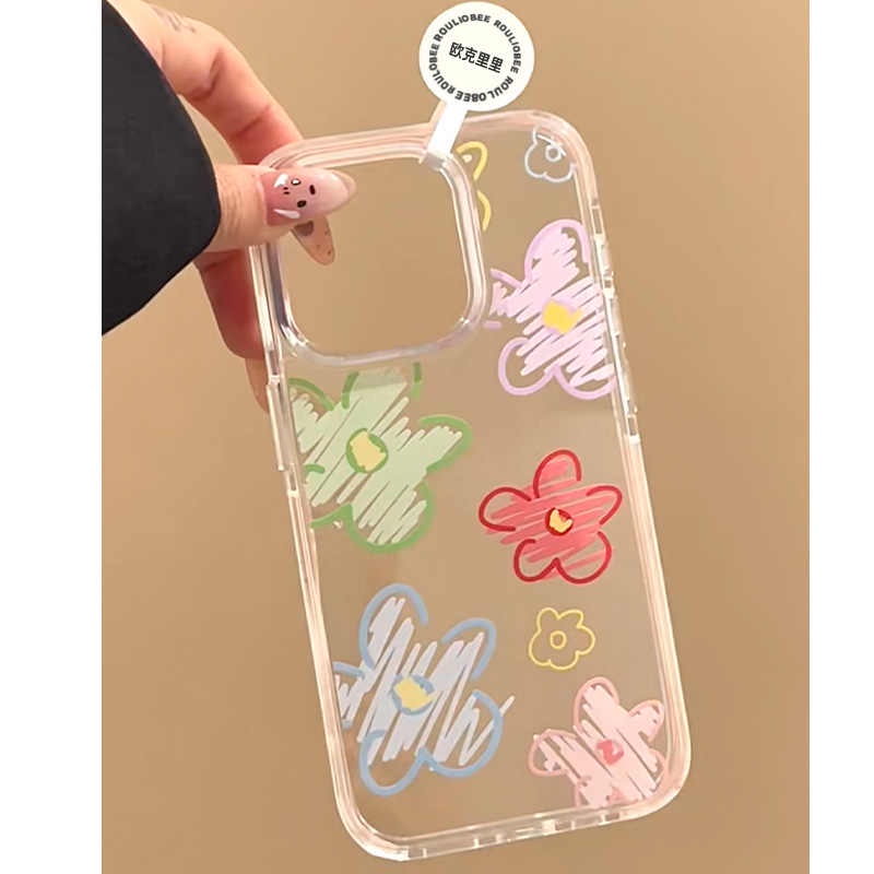 ล่าสุดดอกไม้แฟนซีน่ารักกรณี Hp Iphone 16 Pro Max 17 Pro Max 17 Air 16e 11 13 Pro Max 15 Pro Max Ip 1