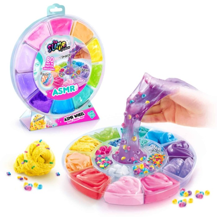 Crazy ASMR Wheel Slime ของเล่นเด็กสร้างสรรค์กลิ่นหอม