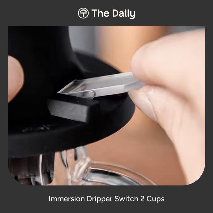 Immersion Clever Glass Dripper เครื่องมือชงกาแฟสําหรับ 1-4 ถ้วย - Coffee Dripper V60 Coffee Filter