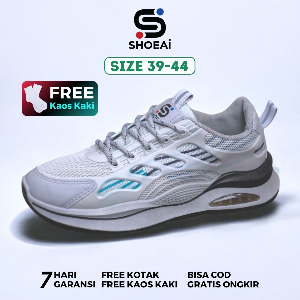 SHOEAI GUSION รองเท้าผ้าใบลําลองสําหรับบุรุษ