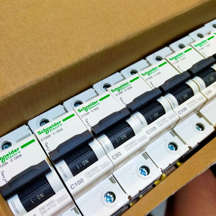 MCB SCHNEIDER C120N 1P 125A 100A 80A