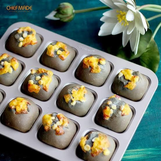 Chefmade Petite Square Cake / บราวนี่แพน 12 ถ้วย - WK9149