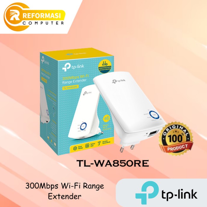 TP-Link TL-WA850RE เครื่องขยายสัญญาณ TPLINK 850RE Wifi Extender/ Repeater