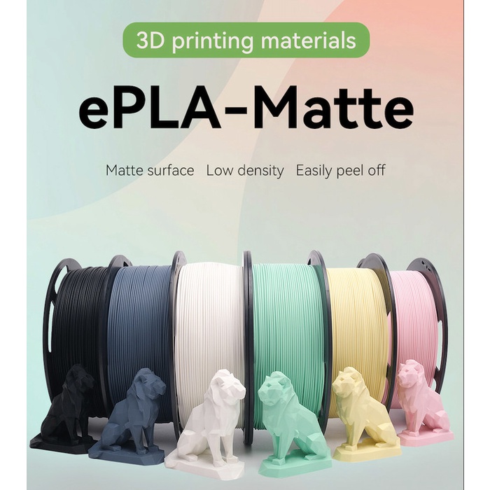 ESUN PLA Matte Premium 3D Filament Color Soft Neat Winding Stronger