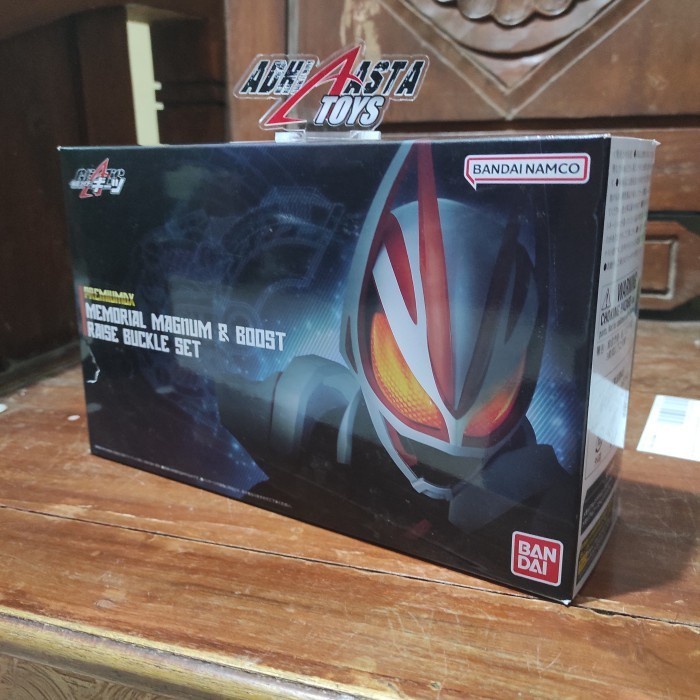 PREMIUMDX MEMORY MAGNUM & BOOST RAISE BUCKLE SET - KAMEN RIDER GEATS READYY