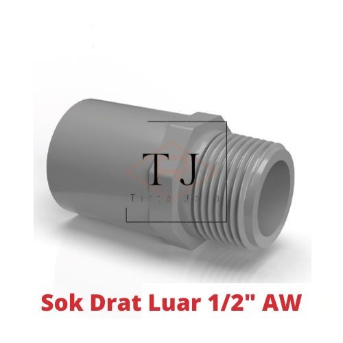 1/2" AW JAYA / SDL 1/2" JAYA ซ็อกเก็ตเกลียวภายนอก / ซ็อกเก็ตวาล์ว JAYA 1/2"