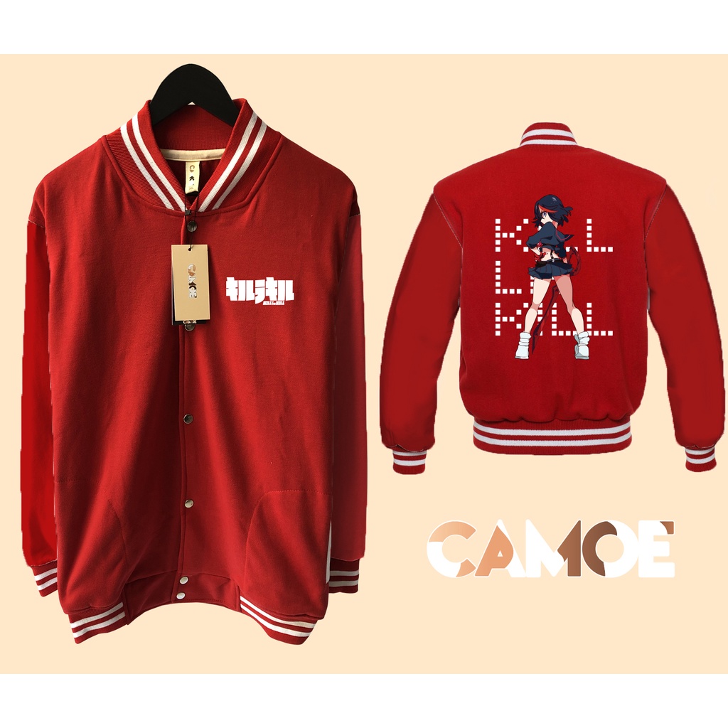 Kill La Kill Ryuko Matoi Anime Varsity Baseball Jacket