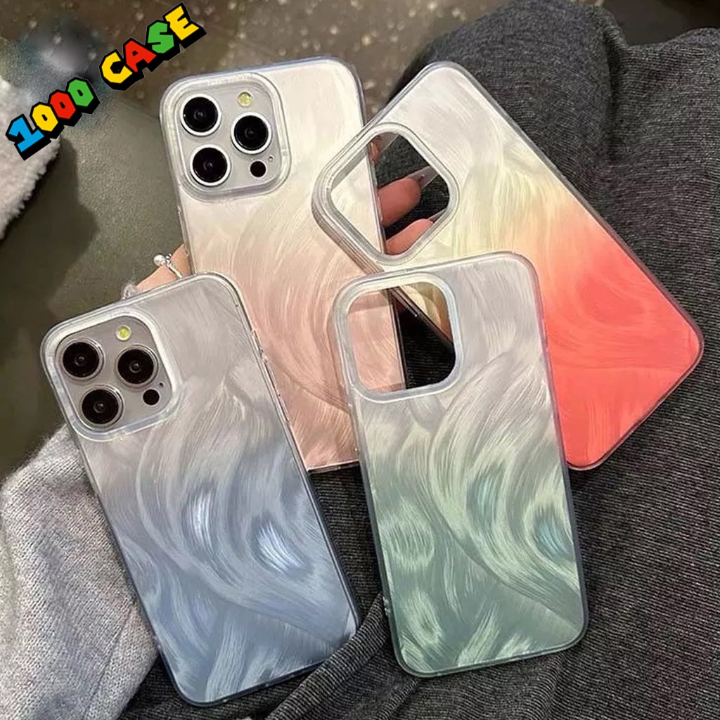 CP57 กรณี HOLOGRAM FEATHER REALME C2 5 11 C11 C12 C20 C51 C53 C63 C65 C67 C75