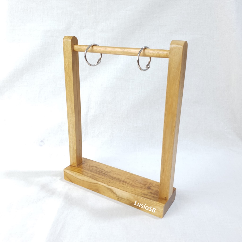 GANTUNGAN ID MENU STAND จอแสดงผล LUSIB MENU ไม้แขวนเสื้อ