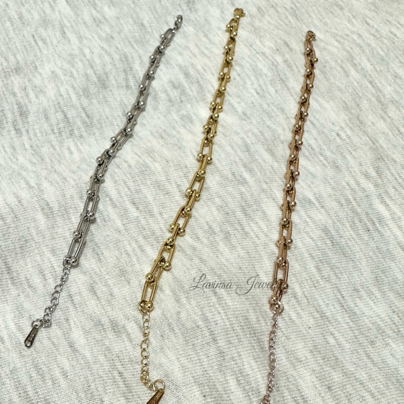 สร้อยข้อมือ Inka ไทเทเนียมเต็ม