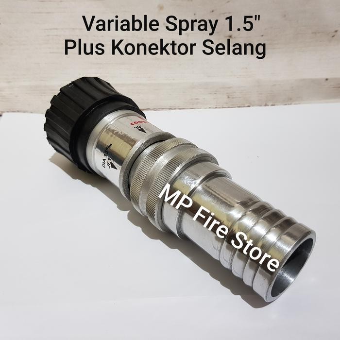 JTTOP "ตัวแปร NOZZLE NUZZLE SPRAY FIREFIGHTER 1.5 นิ้ว PLUS ท่อเชื่อมต่อ