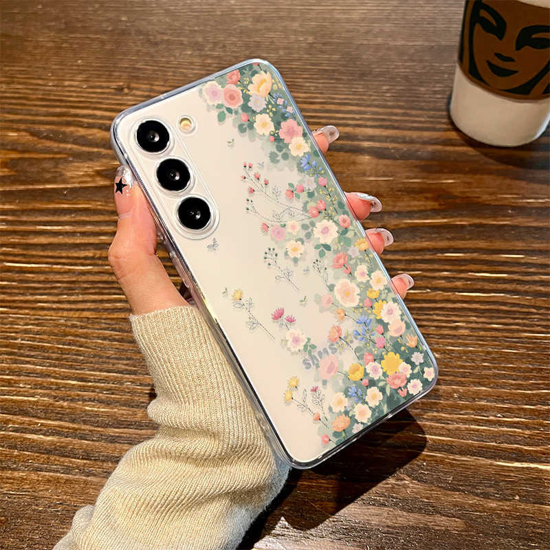 ความงามดอกไม้ Anti-Fungus OverseasกรณีHp OPPO A6 Pro Reno 14F A5 A5x A3X A5i A5 Pro Reno 13F A3X 8T 