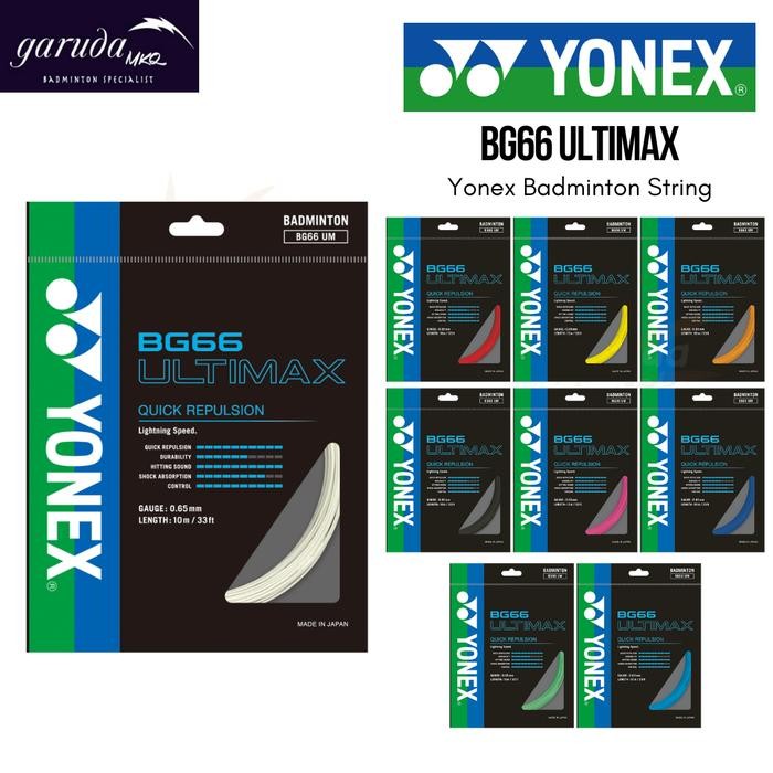 สายแร็กเก็ต Yonex Bg 66 Ultimax / สาย Yonex Bg 66 Um / Yonex Bg-66 Um