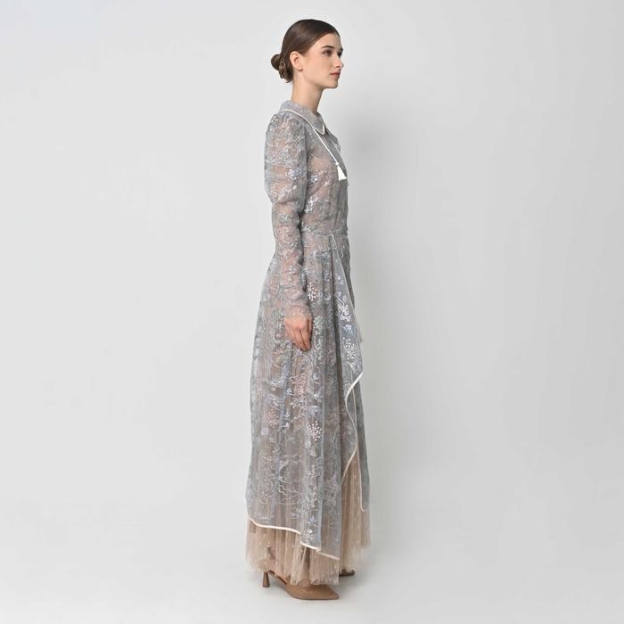 Barli Asmara Camilla Maxi Dress สีไอซ์บลู