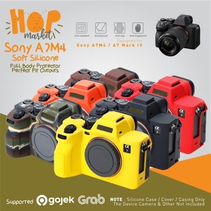 Shotix- เคสซิลิโคนสําหรับ Sony A7M4 A7Iv A7Riv A74 A7 Iv Mark 4 ฝาครอบซิลิโคน