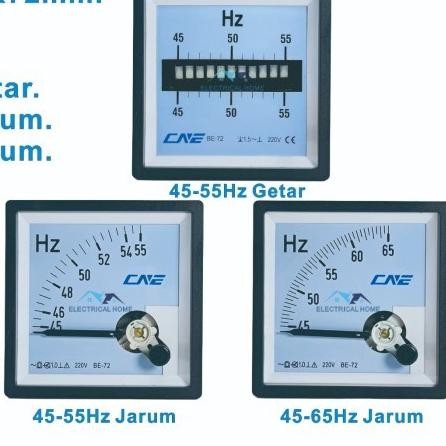 Hz Frequency Panel meter Vibrating Needle analog digital body 72x72 96x96