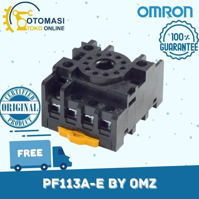 Omron ซ็อกเก็ตจับเวลารีเลย์ 11 ขา Pf113A-E Ready
