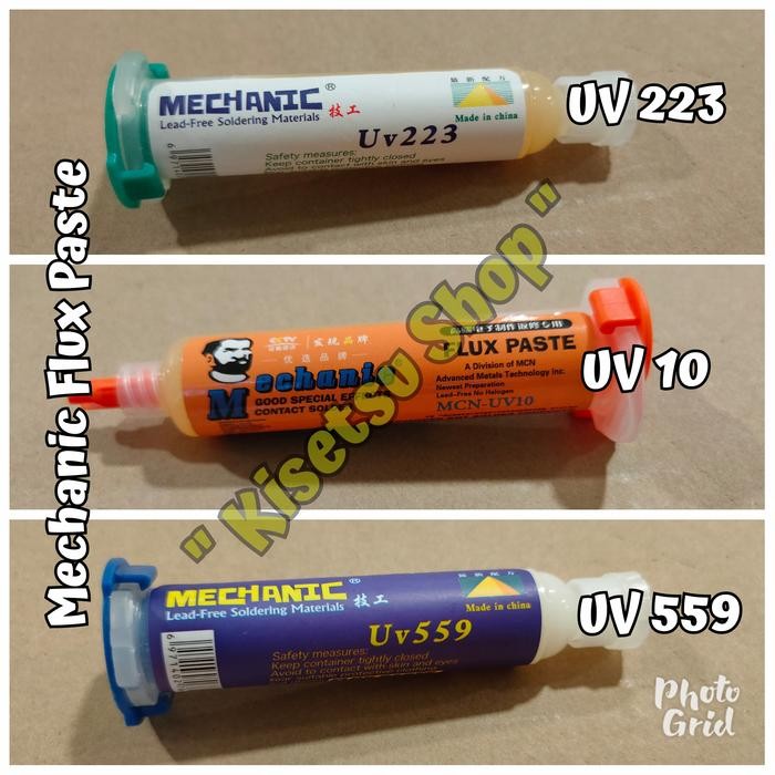 ช่าง FLUX PASTE / SOLDER PASTE FLUX UV 559 UV 223 UV 11 UV 10CC