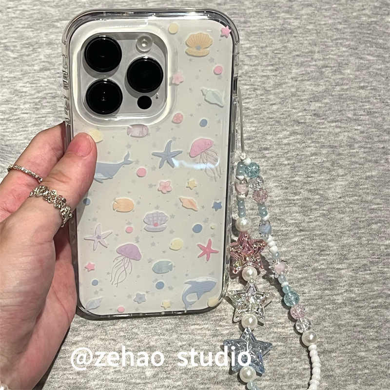 Shell Dolphin Insสไตล์Anti ShockกรณีHp Oppo A5 A5x A3X A5i A5 Pro A3X Reno 13F 5 5G 12 Pro 5G A52 A7