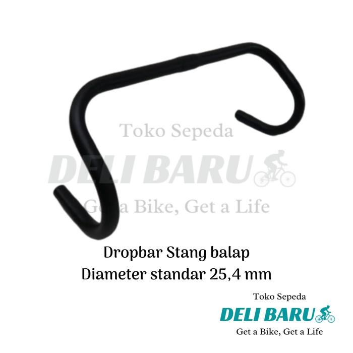 Pacific United - Deli New Standard Dropbar แฮนด์โค้ง 25.4 มม. กว้าง 43 ซม. สูง 15 ซม.