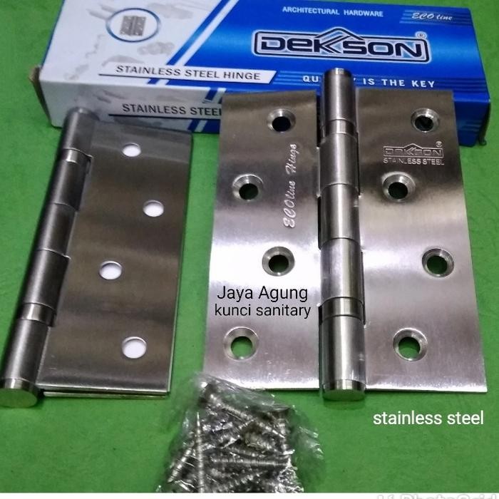 Dekson บานพับ Ecoline 4 นิ้ว 4X3X2Mm 2Bb Sss/บานพับ Dekson Ecoline