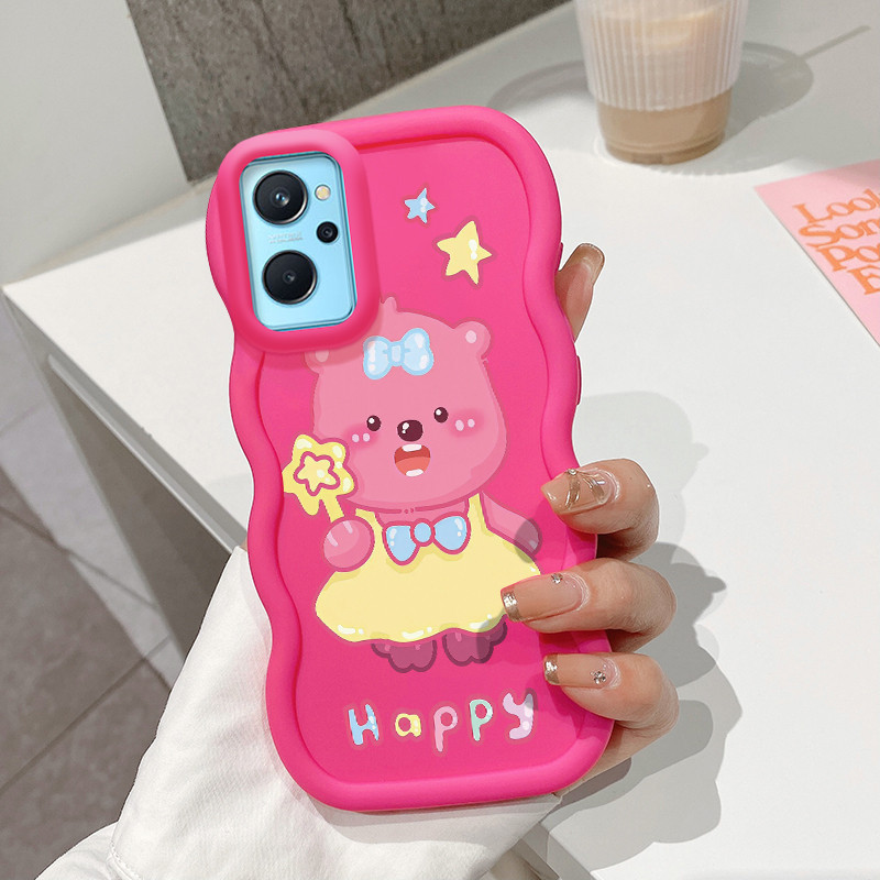 ปลอกสําหรับRealme 9i 4GกรณีปลอกHealth BeaverรูปแบบกรณีHP KesingซิลิโคนSoftcase MacaronสีSeries Kesin