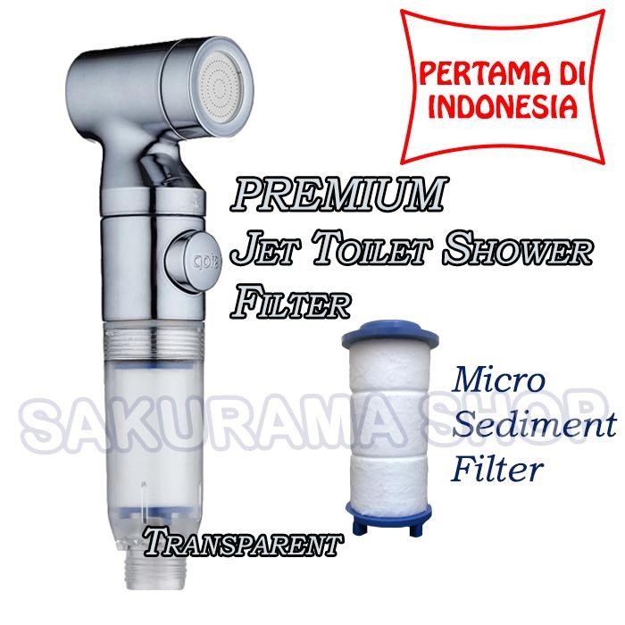 Jet Shower Toilet Bidet PP Filter Closet Closet Closet - โปร่งใส
