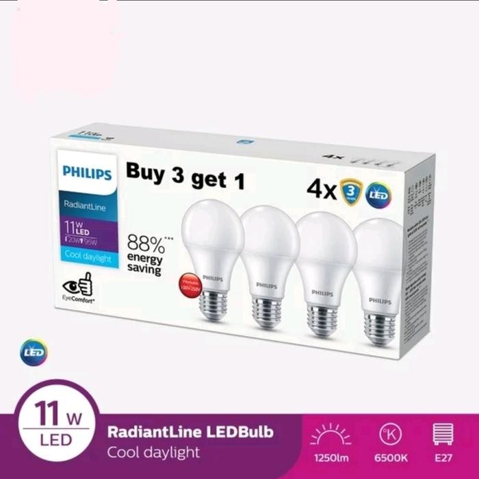 Philips LED RadiantLine Multipack 5W 7W 9W 11W 6500K สีขาว