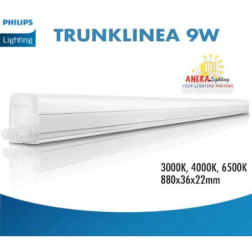 Philips T5 LED Batten Trunklinea 9W 3000K 4000K 6500K