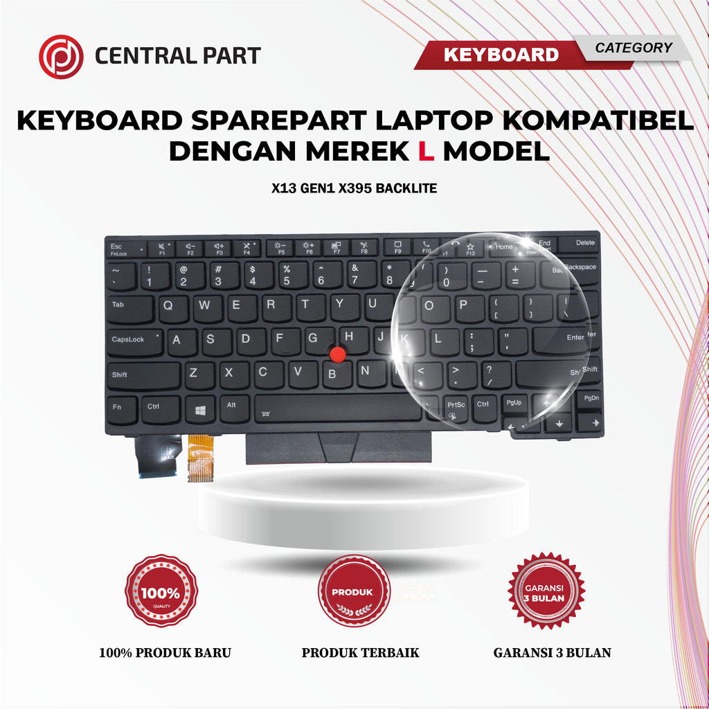 LENOVO X13 GEN1 X395 BACKLITE KEYBOARD / สินค้าใหม่