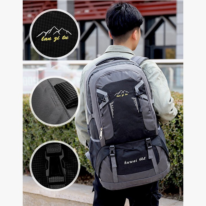 Lan Yi Tu Huwai Backpack Carrier Mountaineering 60L - GC64