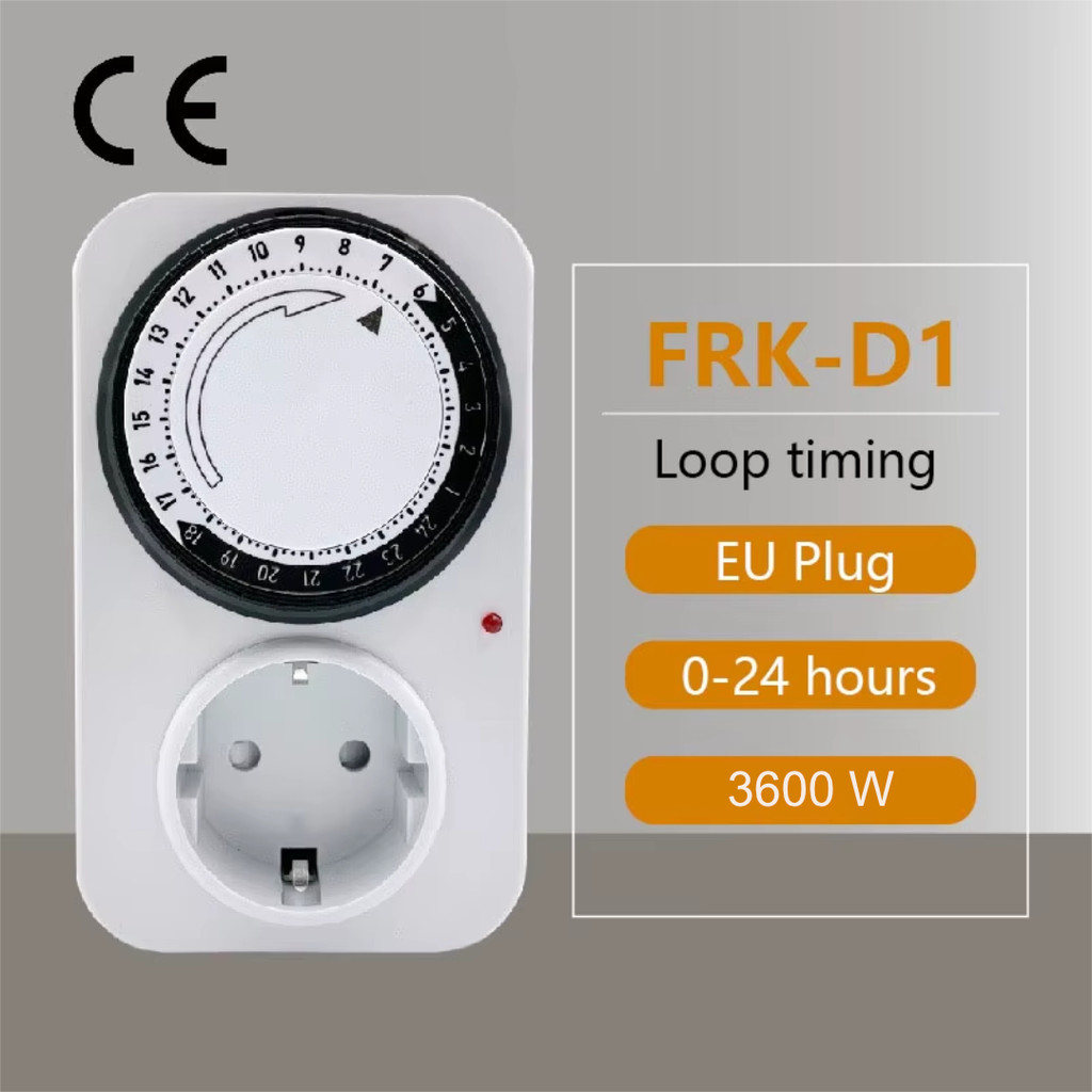 [ดี] Ayanjin Mechanical Timer Switch Analog 24 Hours 16A 220V 3600W - FRK-D1
