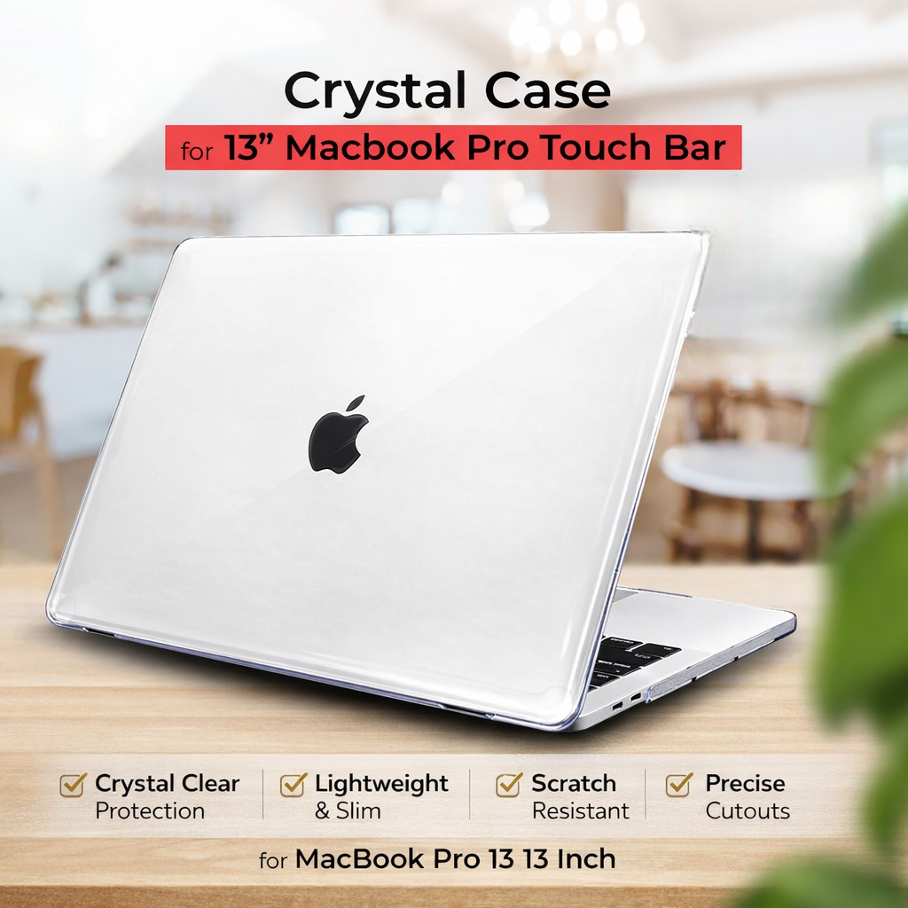 ZVRUA เคสคริสตัลสําหรับ Macbook Pro 13 นิ้ว A2251 A2289 A2338 - ZV01
