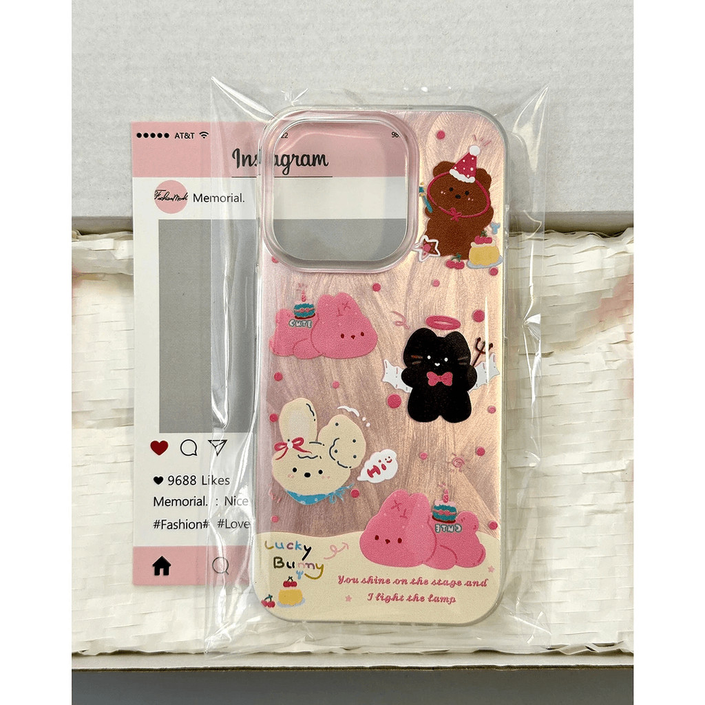 Dazzle Rabbit Glitter Case Hp Samsung A37 A57 5G Galaxy A07 A17 5G A56 A36 A26 A06 A16 5G A71 A72 A7
