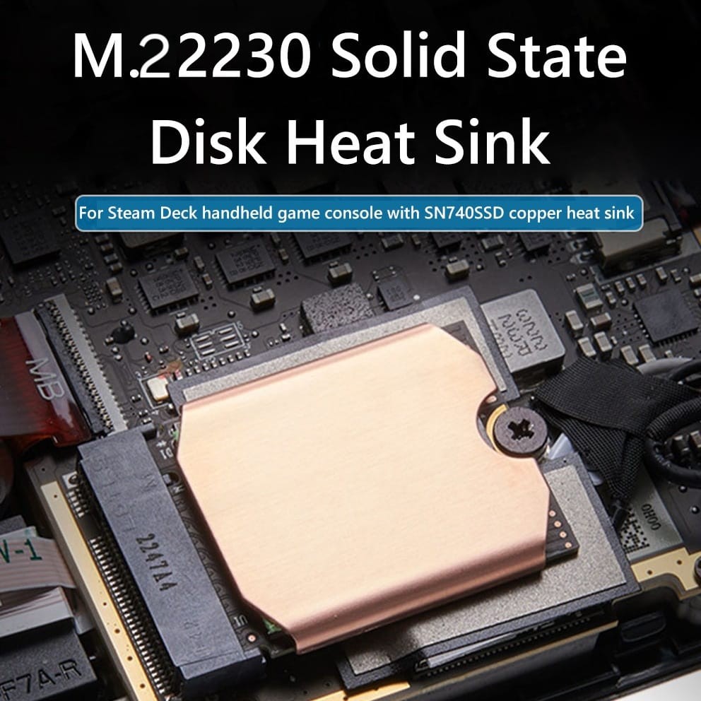 [ดี] RGEEK Heatsink SSD M.2 2230 NVMe Console Game Copper Cooler - TN30