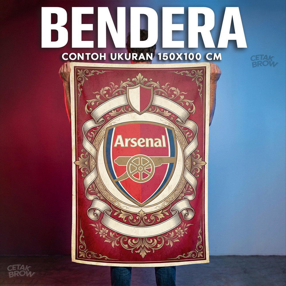 Arsenal Flag Football Club England Premier League The Gunners Flag ผลิตภัณฑ์ตกแต่งห้อง