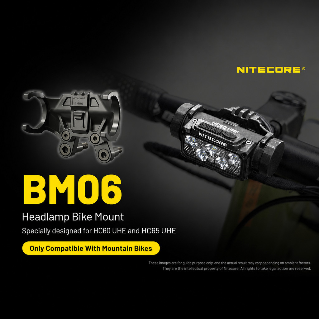 ขายึดไฟหน้าจักรยานสําหรับ HC60 UHE & HC65 UHE - BM06