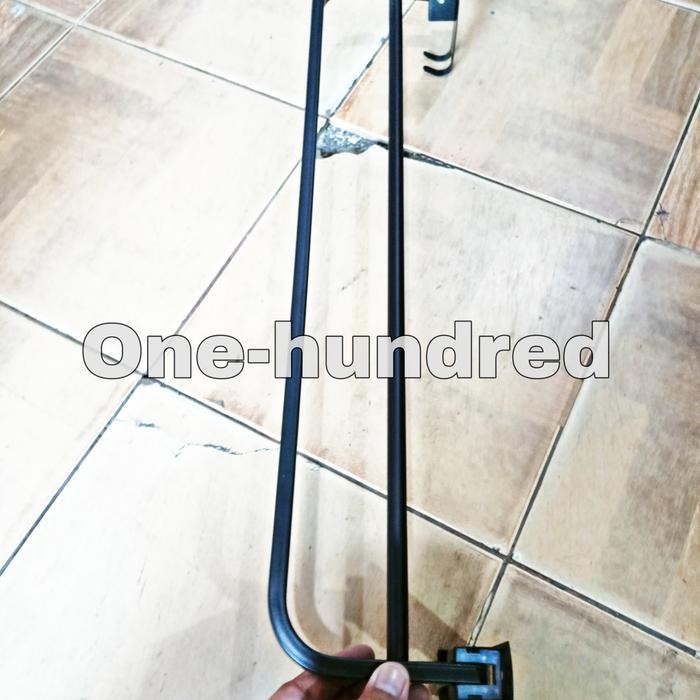 GANTUNGAN Much Sy After Towel Hanger 2-Row Black Towel Rack