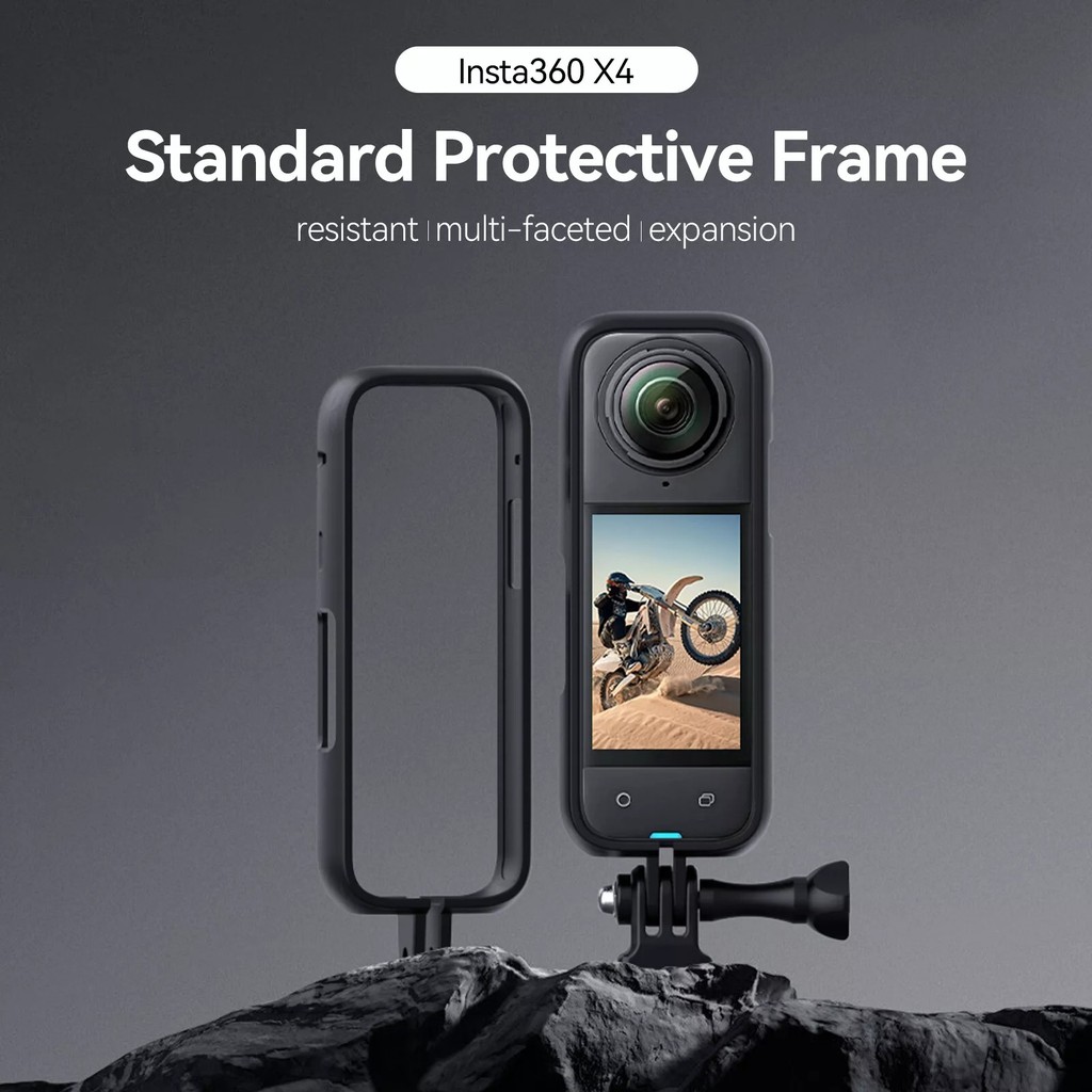 TELESIN Insta360 X4 Plastic Frame Action Camera Protective Case - S6-CRF-01-TIS