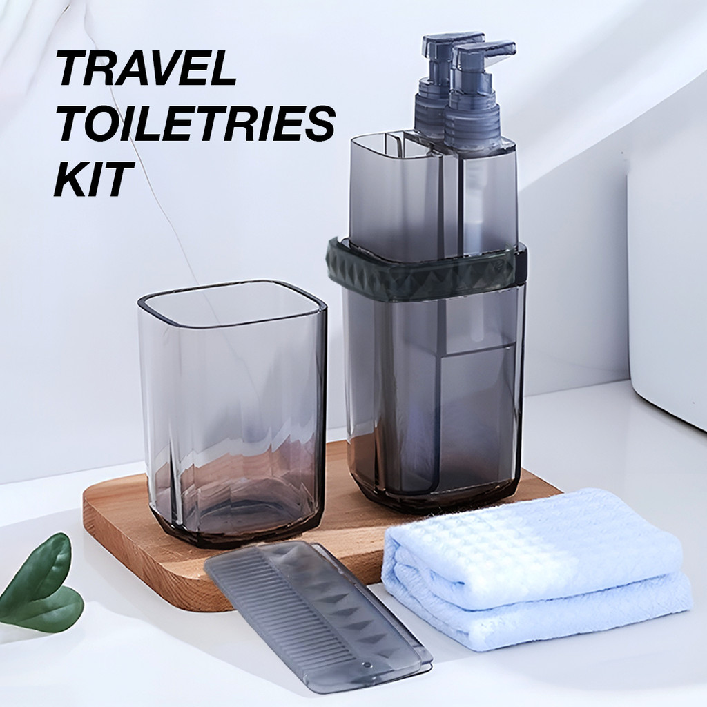 ONEUP Etravel Travel Toiletries Kit ที่วางสบู่ ที่เก็บแปรงสีฟัน - YW46