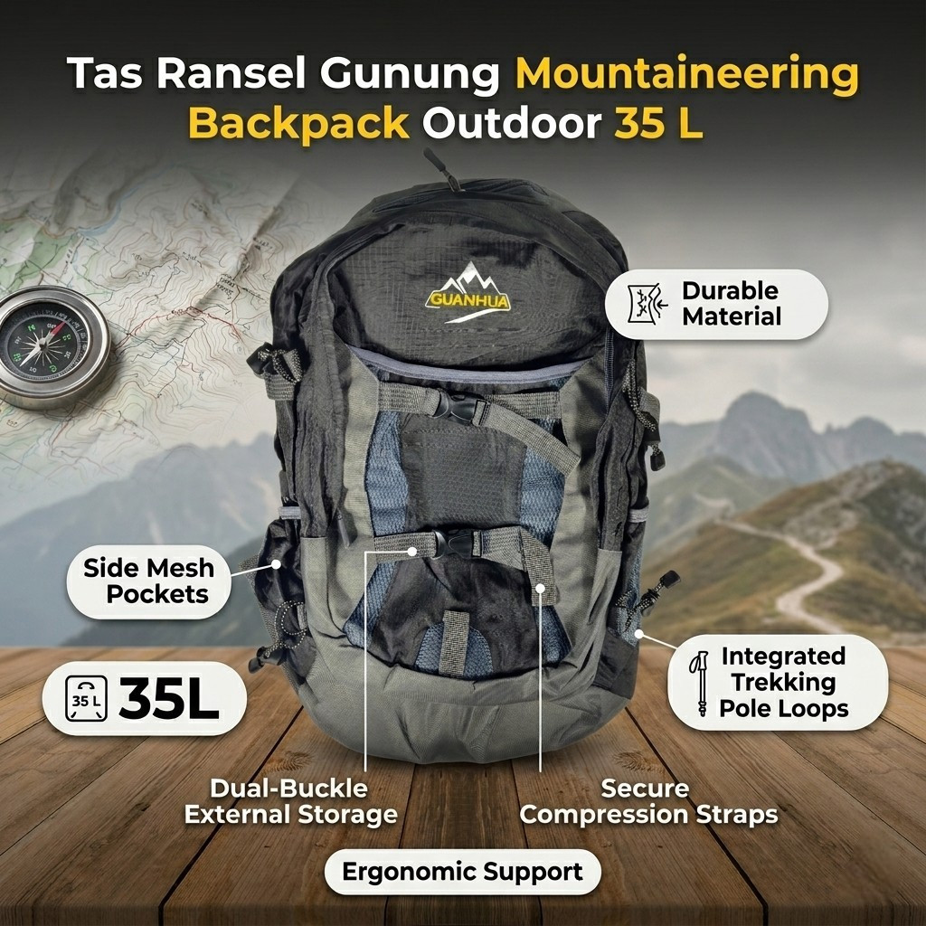 Guanhua Mountaineering Backpack Outdoor 35 L - GC35