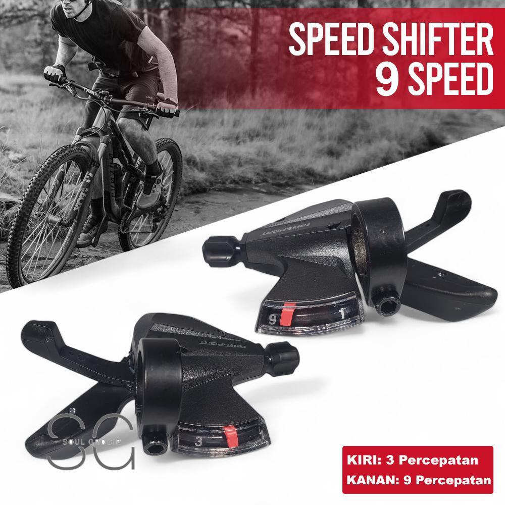 สปีด Shifter Trigger Bicycle 9 สปีด 2 ชิ้น TaffiSPORT - SL-M370