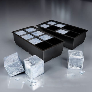 Cetakan Es Batu Silikon Kotak 8 Grid Ice Cube Tray