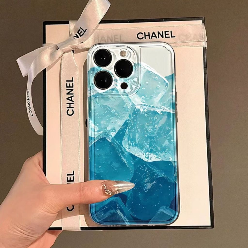 Simple Blue Ice Cube สายคล้องปลอก Hp Oppo Reno 14F Reno 14 Pro 5G A5I Pro A5X A6 Pro A5 Pro A58 A38 