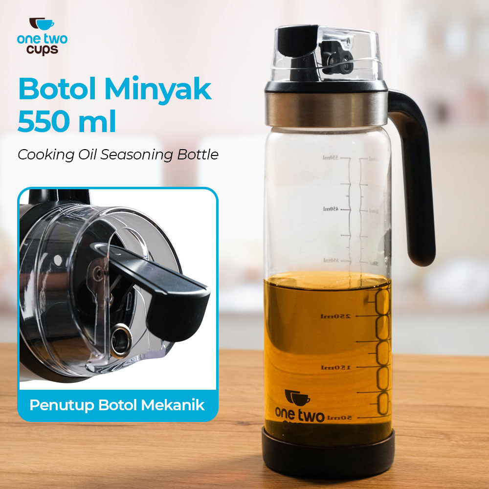 One Two Cups AN RU ขวดปรุงรสน้ํามันปรุงอาหาร 550ml - YH-033