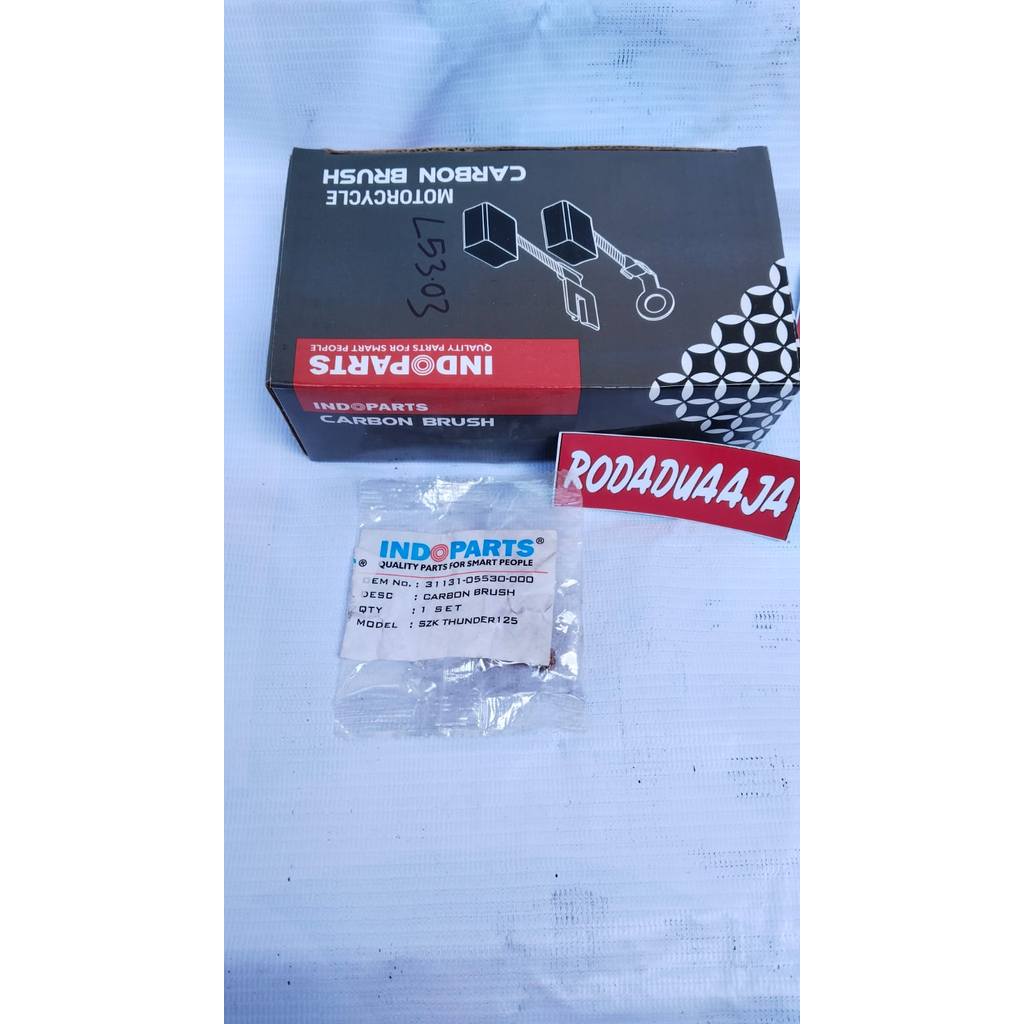 INDOPART COOL BRUSH / STARTER CHARCOAL / BROSTEL SUZUKI THUNDER IP-31131-05530-000